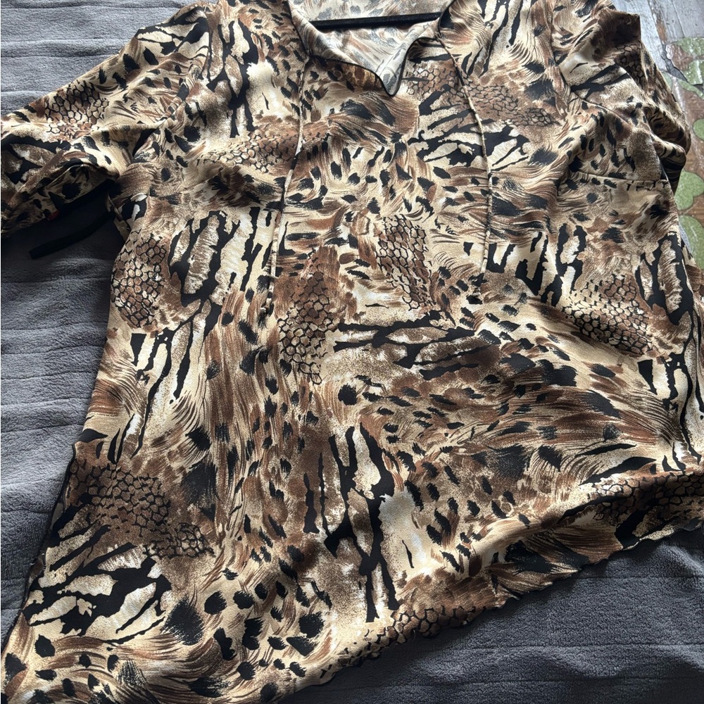 Leopard Print Women's Top